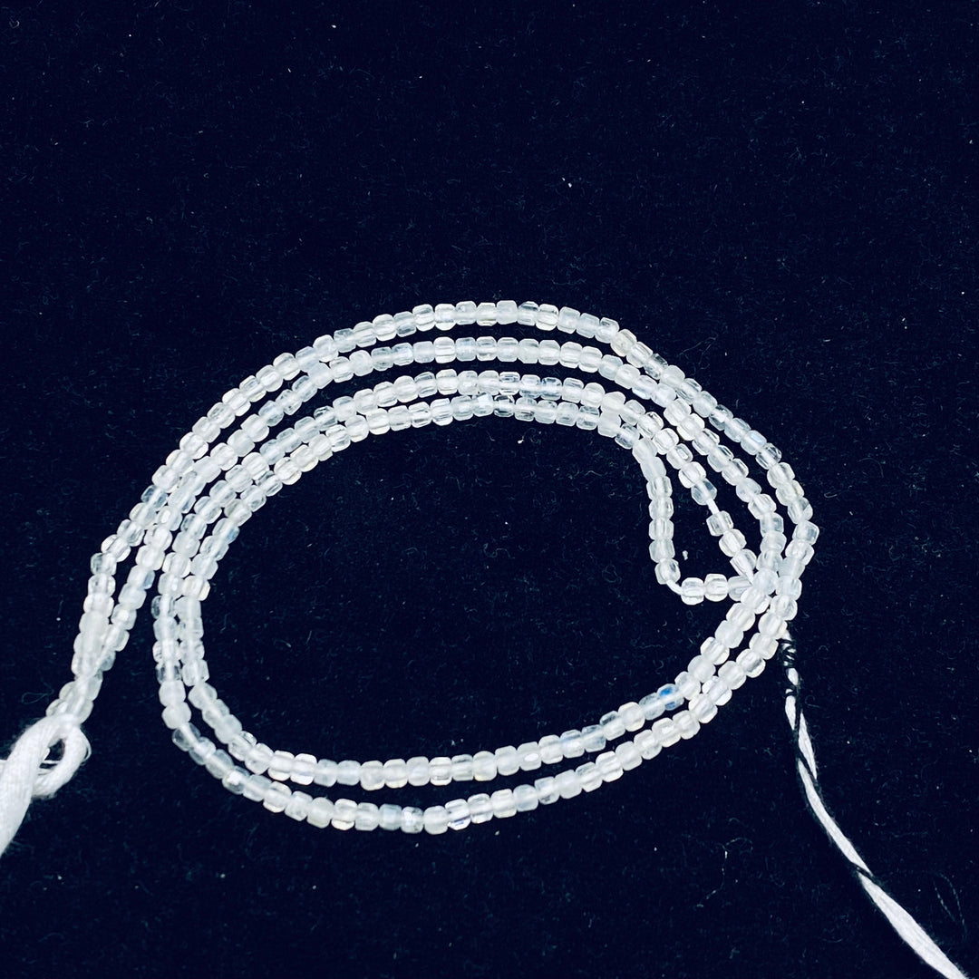 AAA Quality 100% Natural Crystal Quartz Box Shape Beads, 6" Inch Strand, Natural Gemstone, Gemstone For Jewellery, 3 mm (Approx)