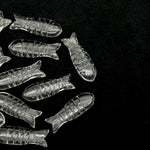 Load image into Gallery viewer, Natural Crystal Quartz Fish Carving Beads, Clear Quartz Carved Fish Gemstone, Jewelry Making Gemstone, 10X30MM