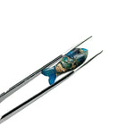 Load image into Gallery viewer, Carved Neon Copper Turquoise Fish Charm: 25mm Jewelry Briolette