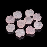 Load image into Gallery viewer, Natural Rose Quartz Hand Carved Dog Paw, AAA+ Quality Gemstone Flat Back Paw Carving, 13 MM Paw Charm, Dog/Cat Cute Paws for Jewelry