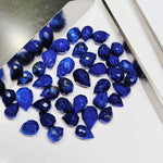 Load image into Gallery viewer, 2,3,4,5,6 pcs 100% Natural Lapis Lazuli Drop Shape Gemstone, Natural Drop Shape Gemstone, Gemstone for Jewlery, 3X5- 7X4.5 mm (Approx)