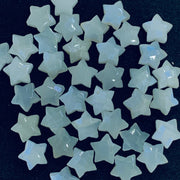 Natural White Moonstone Hand Carved faceted Star Shape Briolettes,Carved Star Shape Gemstone For Jewellery,  Faceted Star 10mm