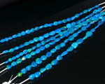 Load image into Gallery viewer, Blue Ethiopian Opal Tumble Shape Beads, Multi Fire Blue Ethiopian Opal Nuggets Shape Beads, 5-7 MM, 6-9 MM, 6 Inch Strand