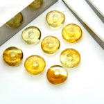 Load image into Gallery viewer, 2,3,4,5,6 pcs 100% Natural citrine donut Shape Carved Gemstone, Loose Gemstone, donut Shape Gemstone for Jewlery, Carved Gemstone 12 mm