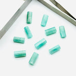 Load image into Gallery viewer, 2,3,4,5 pcs 100% Natural amazonite  Faceted Pipe Shape Loose Gemstone, Loose Gemstone, Gemstone for Jewlery 10X6 mm