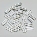 Load image into Gallery viewer, Natural Crystal Quartz Pencil Gemstone: Faceted Jewelry Stone (15X6 mm)