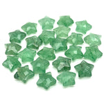 Load image into Gallery viewer, Green Strawberry Quartz Star Shape Briolettes, AAA Strawberry Faceted Star Charms, Wholesale Loose Beads for Jewelry, 12 MM, Hand Carved