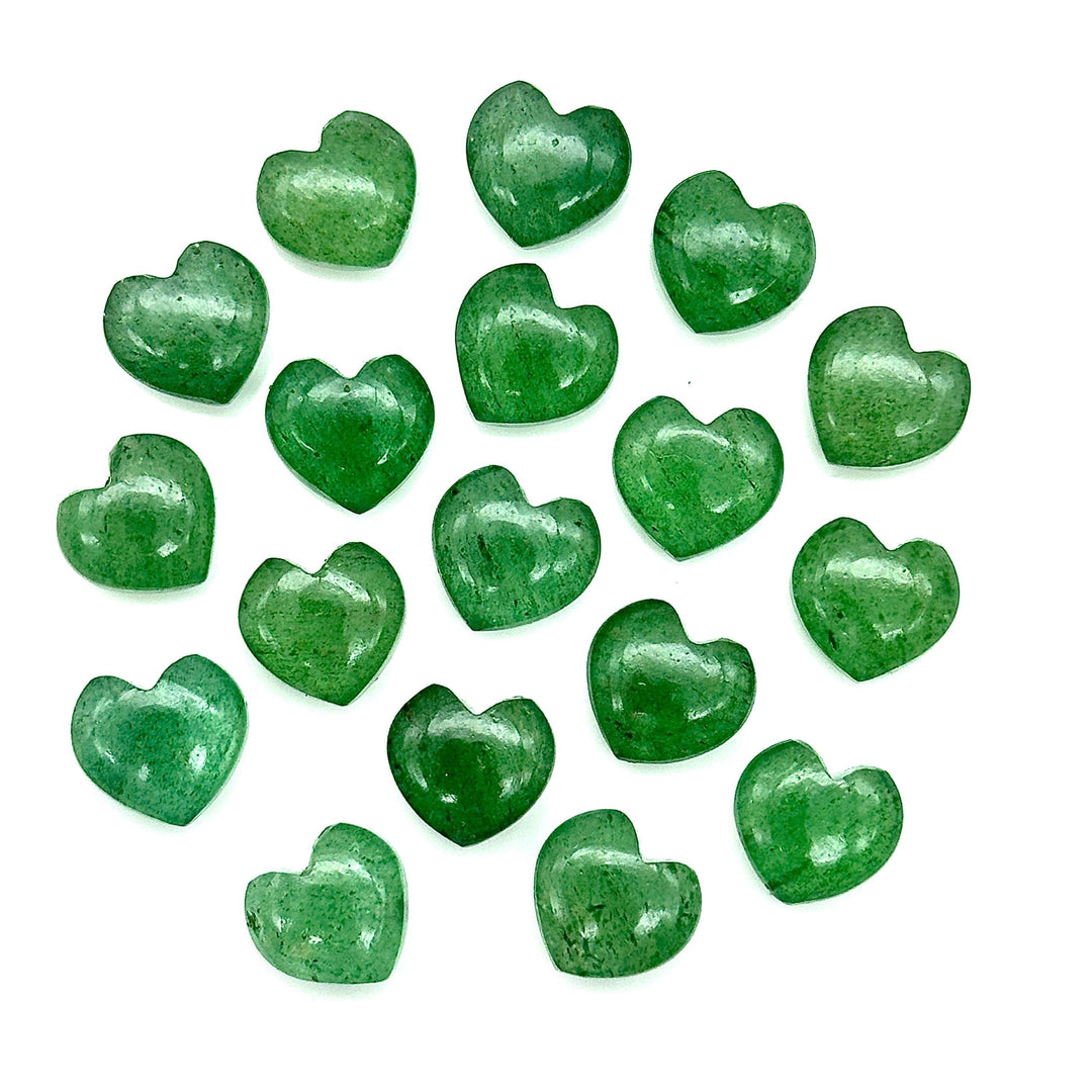 AAA Green Strawberry Quartz Heart Shape Briolette's, Smooth Heart Shape Beads, AAA Hand Carved Charm for Jewelry Making 12 MM