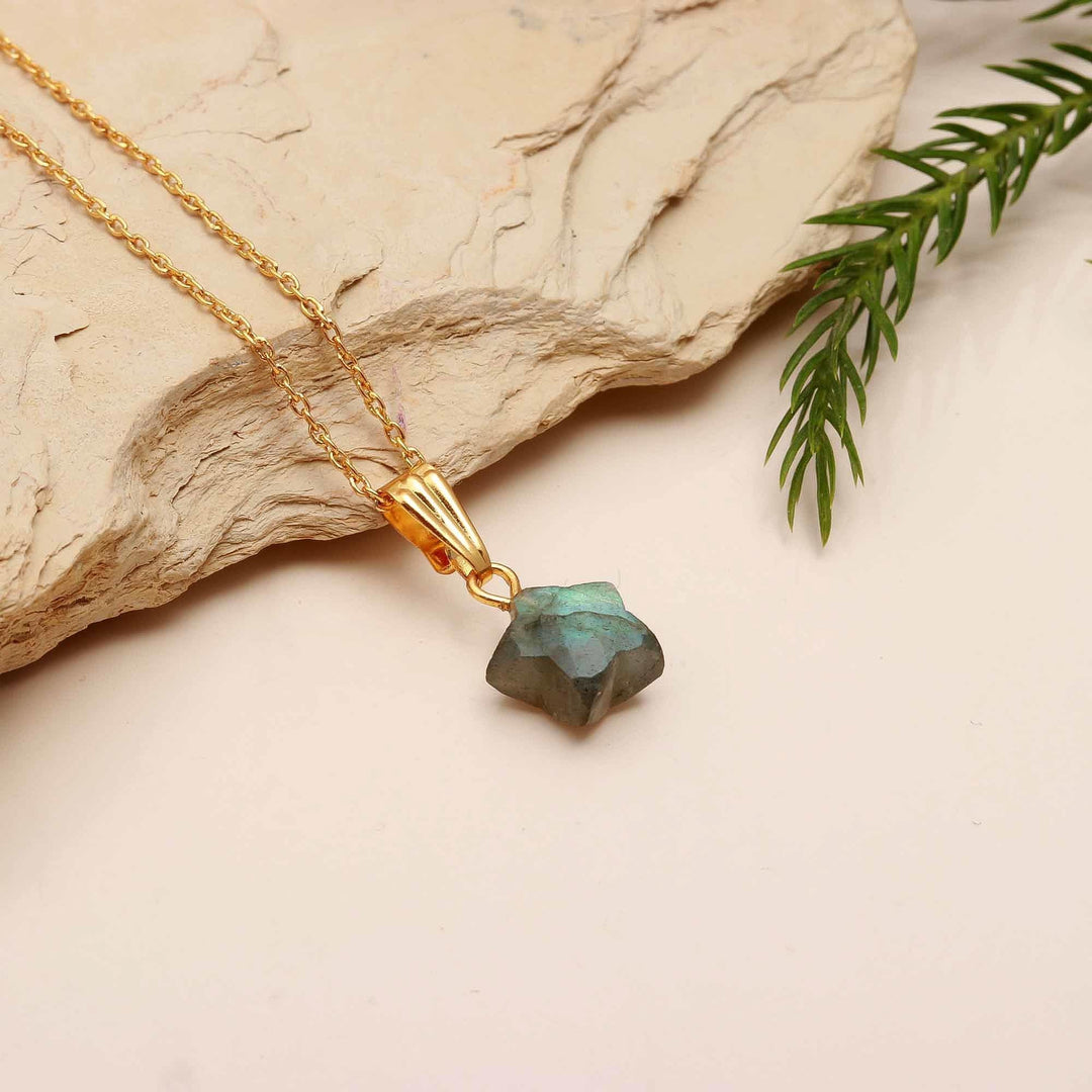 Pretty Labradorite Star Pendant, Gift For Girls, 10 MM Faceted Star Pendant/Necklace, Gift For Her, Star Shape Gemstone Jewelry For Gift
