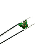 Load image into Gallery viewer, Green Mohave Copper Turquoise Butterfly Shape Beads, Turquoise Butterfly, Faceted Butterfly Gemstone, Green Turquoise Carving Beads 14x10 MM