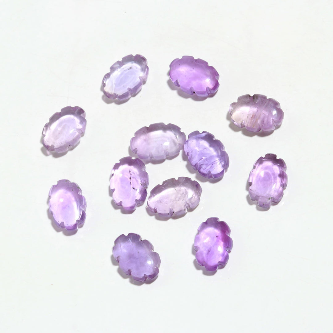 Cute Pink Amethyst Clouds Shape Beads, Natural Amethyst Smooth Cloud Shape Stones, Carved Amethyst Cloud Charms, 12 MM, Loose Briolettes