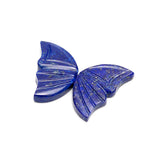 Load image into Gallery viewer, Genuine Lapis Lazuli Hand Carved Butterfly Wings Shape Stone, Blue Lapis Loose Butterfly Wings for Jewelry Making, 15X25 MM