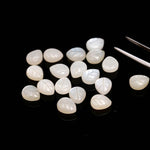 Load image into Gallery viewer, Natural White Moonstone Leaf Shape Briolette's, Flashy Moonstone Leaf Shape Beads, Wholesale Loose Leaves Charms for Jewelry Making, 10 MM