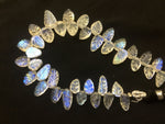 Load image into Gallery viewer, Top Quality Natural Flashy Rainbow Moonstone Leaf Shape Beads, Flashy Moonstone Briolette Beads For Jewelry, Fancy Carving Leafs 7X5 13X7 MM