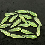 Load image into Gallery viewer, Green Chalcedony Long Drop Shape Briolette's, Faceted Teardrop Beads, 7X30 MM Green Color Drops for Earring Making, Loose Drops on Wholesale