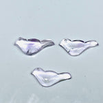 Load image into Gallery viewer, 2,3,4,5 Pcs Natural Pink Amethyst Hand Carved Bird Shape, Carved Bird Shape Gemstone For Jewellery, Bird Shape Gemstone, 20X8 mm