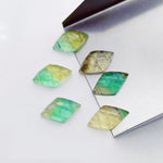 Load image into Gallery viewer, 2,3,4,5,6 Pcs Natural fluoride fancy Shape Carving, Hand Carved Gemstone, backside intersection Gemstone, Carved Gemstone, 16X10 mm