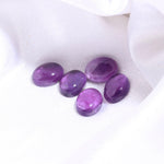 Load image into Gallery viewer, Natural Amethyst Oval Shape Beads, Amethyst Hand Carved Smooth Gemstone Beads, Loose Carving Beads, Oval Charms for Jewelry Making 12X16 MM