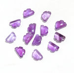 Load image into Gallery viewer, AAA Purple Amethyst Clouds Shape Beads, Natural Amethyst Smooth Cloud Shape Stones, Carved Amethyst Cloud Charms, 12 MM, Loose Briolettes