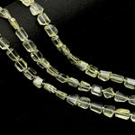 Load image into Gallery viewer, Natural Lemon Quartz Faceted Tumble Shape Gemstone Beads, Lemon Quartz Nuggets Shape Beads, 8" Fancy Wholesale Jewelry Beads, 6X8-7X9 MM