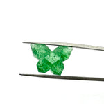 Load image into Gallery viewer, 2,3,4,5 pcs Green Strawberry Butterfly Shape Carving, Handmade Carved Butterfly Gemstone, Animal Beads For Jewelry, Fancy Beads 14x10 MM