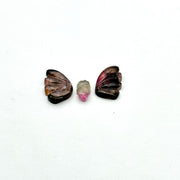 natural tourmaline Butterfly Shape Carving, Hand carved tourmaline Butterfly loose carving, carved butterfly  jewelry Making 22x11mm.