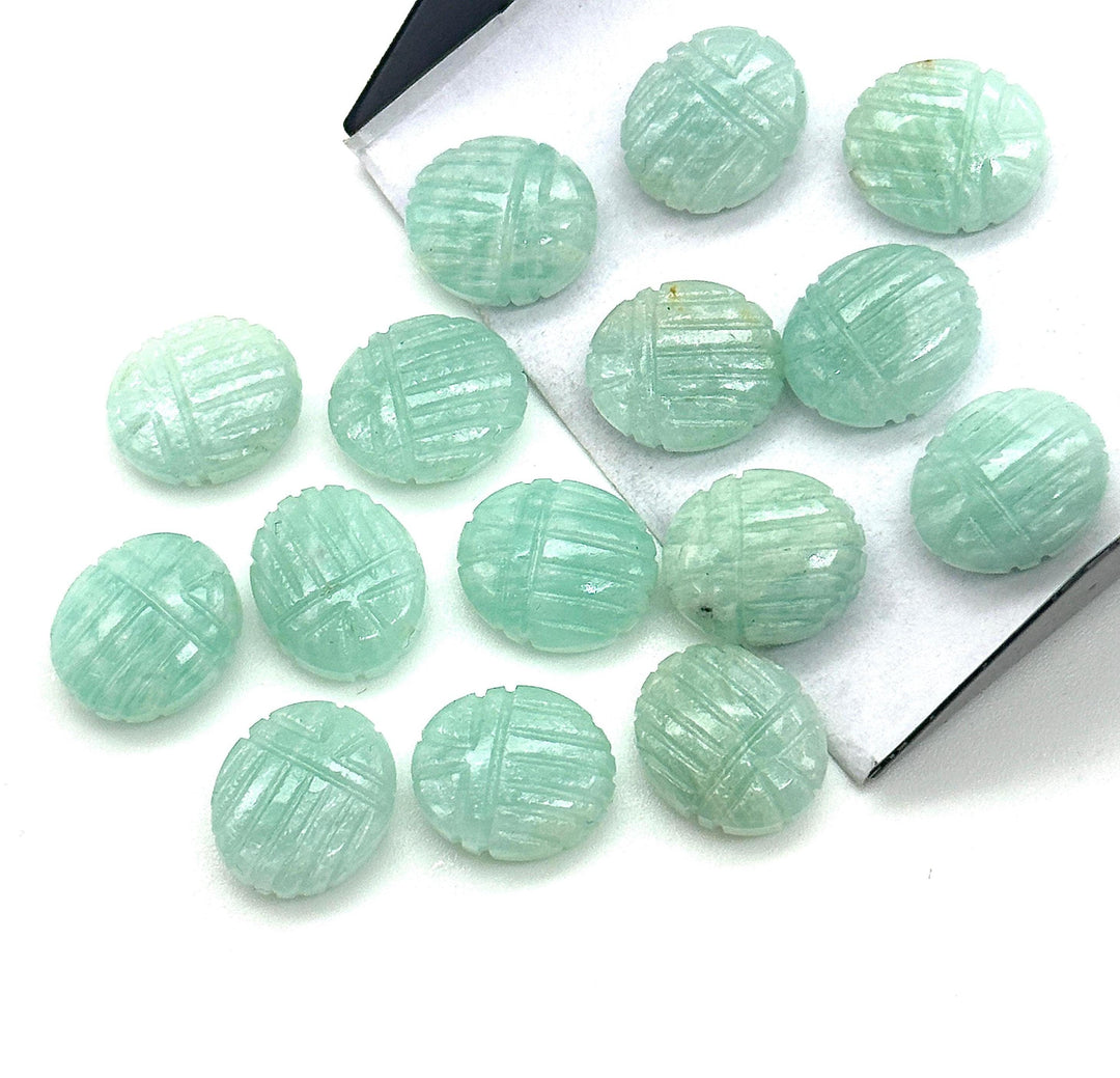 Natural Amazonite Scarab Shape Briolettes, AAA Amazonite Sracab Carving Beads, Beetle Shape Hand Carved Stones, 12 MM Insect & Scarab Charm