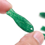 Load image into Gallery viewer, Natural Green Aventurine Fish Shape Beads, 10X30MM Loose Gemstone Fishes Charm, Reiki Healing Crystal Gifts, Sea Crystals