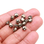 Load image into Gallery viewer, Natural Pyrite Little Stars, Pyrite Star Shape Beads, 6 MM Star Shape Gemstone for Jewelry, 6 Sides Carving Star Beads