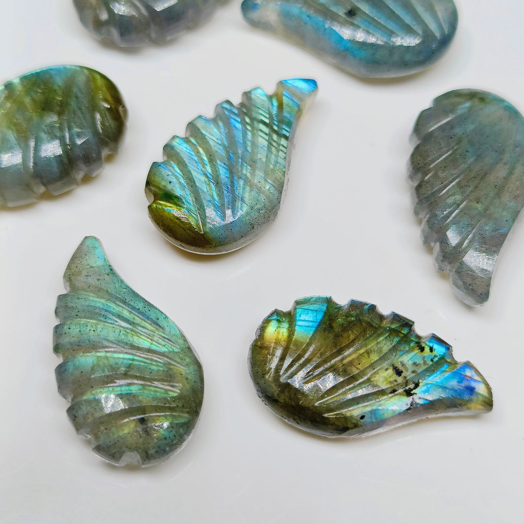 2,3,4,5,6  pcs 100% Natural labradorite fancy Shape Carving, Hand carved Fancy shape Gemstone, carved Gemstone jewelry Making,18X10 mm