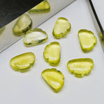 Load image into Gallery viewer, 2,3,4,5,6 Pcs 100% Natural Lemon Quartz Cloud Shape Carved Gemstone  Loose Gemstone, smooth Carved Gemstone, Gemstone For Jewellery 12X7mm
