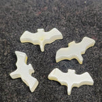 Load image into Gallery viewer, 2,3,4,5 Pcs Natural Grey Moonstone Hand Carved Bat Shape, Bat Shape Gemstone For Jewellery, Bat Shape Gemstone, 20X10 mm