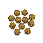 Load image into Gallery viewer, AAA Tiger's Eye Flower Shape Carvins, Natural Tiger Eye Flower Shape Carving, Jewelry Making Loose Gemstone Charms, 12 MM, Carved Crystals