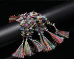 Load image into Gallery viewer, AAA+ Multi Gemstone Leaf Shape Beads, Hand Craved Leaf Shape Beads for Jewelry Making, Natural Gemstone Carvings, 4" Strand, 7-13 MM