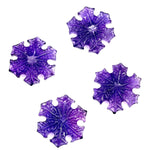 Load image into Gallery viewer, Dazzling Amethyst Snowflakes, 1 pc Natural Amethyst Snowflake Crystals, 27 MM Handmade Snowflake Carvings, Hand Carved Gemstone For Jewelry