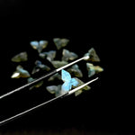 Load image into Gallery viewer, Flashy Labradorite Ninja Star Carving Beads, Labradorite Ninja Star Shape Gemstone Beads, 12 MM Jewelry Making Star Shape Briolette Beads