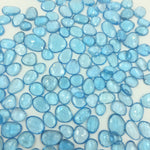 Load image into Gallery viewer, 5,10 pcs AAA+ Quality Sky Blue Topaz freeform Rosecut, faceted rosecut, gemstone for jewellery, jewellery making rosecut 7X8 12X11 mm