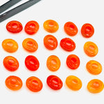 Load image into Gallery viewer, Natural Carnelian Carved Evil Eye Gemstone, Healing Carnelian Gemstone Beads, Evil Eye Charm Beads For Jewelry Making, Carving Beads 10X12MM