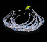 Load image into Gallery viewer, High Flashy Rainbow Moonstone Coin Shape Beads, Faceted Hand Carved Straight Drill Coin Beads, Jewelry Making Gemstones, 4 Inch, 4-5 MM