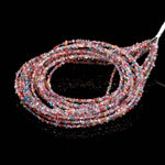 Load image into Gallery viewer, Multi Color Herkimer Diamond Beads, diamond Uncut Beads, 1-2 MM Tiny Raw Diamond Beads, Herkimer Diamond Nuggets Beads, Diamond Rough Beads