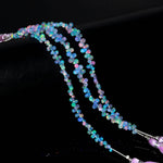 Load image into Gallery viewer, Multi Fire Ethiopian Opal Drop Shape Beads, AAA+ Flashy Ethiopian Opal Beads, Smooth Welo Opal Drop Beads, 4-6 MM