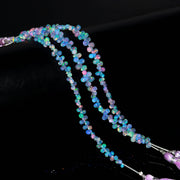 Multi Fire Ethiopian Opal Drop Shape Beads, AAA+ Flashy Ethiopian Opal Beads, Smooth Welo Opal Drop Beads, 4-6 MM