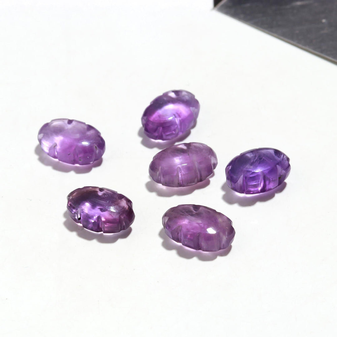AAA Purple Amethyst Clouds Shape Beads, Natural Amethyst Smooth Cloud Shape Stones, Carved Amethyst Cloud Charms, 12 MM, Loose Briolettes