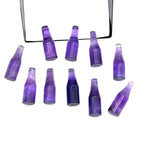 Load image into Gallery viewer, Natural Amethyst Bottle Carving Beads, Purple Bottle Shape Carved Gemstone, Jewelry Making Charms, 7X21 MM Amethyst Tiny Bottle Pendants