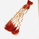 Load image into Gallery viewer, 2,3,4,5,6 Pcs 100% Natural Sunstone Leaf Shape  Gemstone Briolettes, Hand Carved Leaf  Briolettes, Carved Briolettes, Gemstone For Jewellery