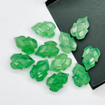 Load image into Gallery viewer, Natural c Shape Carving Gemstone Beads, 9X13 MM Leaf Shape Loose Briolette's, Green Leaves For Jewelry, Wholesale Beads