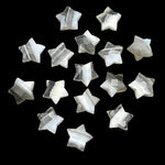 Load image into Gallery viewer, White Lace Agate Faceted Star Shape Beads, Natural White Lace Agate Star Shape Briolettes, Loose Star Gemstone Charms for Jewelry, 10 MM