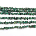 Load image into Gallery viewer, Natural Emerald Uncut Beads Strand, AAA Green Emerald Chips Beads for Jewelry Making, 16" Inch Gemstone Uncut Chip Beads, Freeform Uncuts