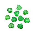 Load image into Gallery viewer, Natural Green Strawberry Heart Shape Beads, Faceted Strawberry Quartz Heart Shape Briolettes, AAA Hand Carved Heart Charm, 10 MM Craft Beads
