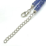 Load image into Gallery viewer, Natural Tanzanite Beaded Necklace, Purple Tanzanite Gemstone Necklace, Healing Crystal Necklace, Dainty Handmade Necklace, Surprise for Love
